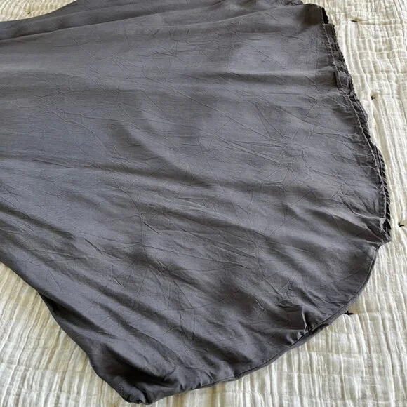 Unique Chalet et ceci Gun Metal Grey Cowl Neck Dress - Picture 6 of 7